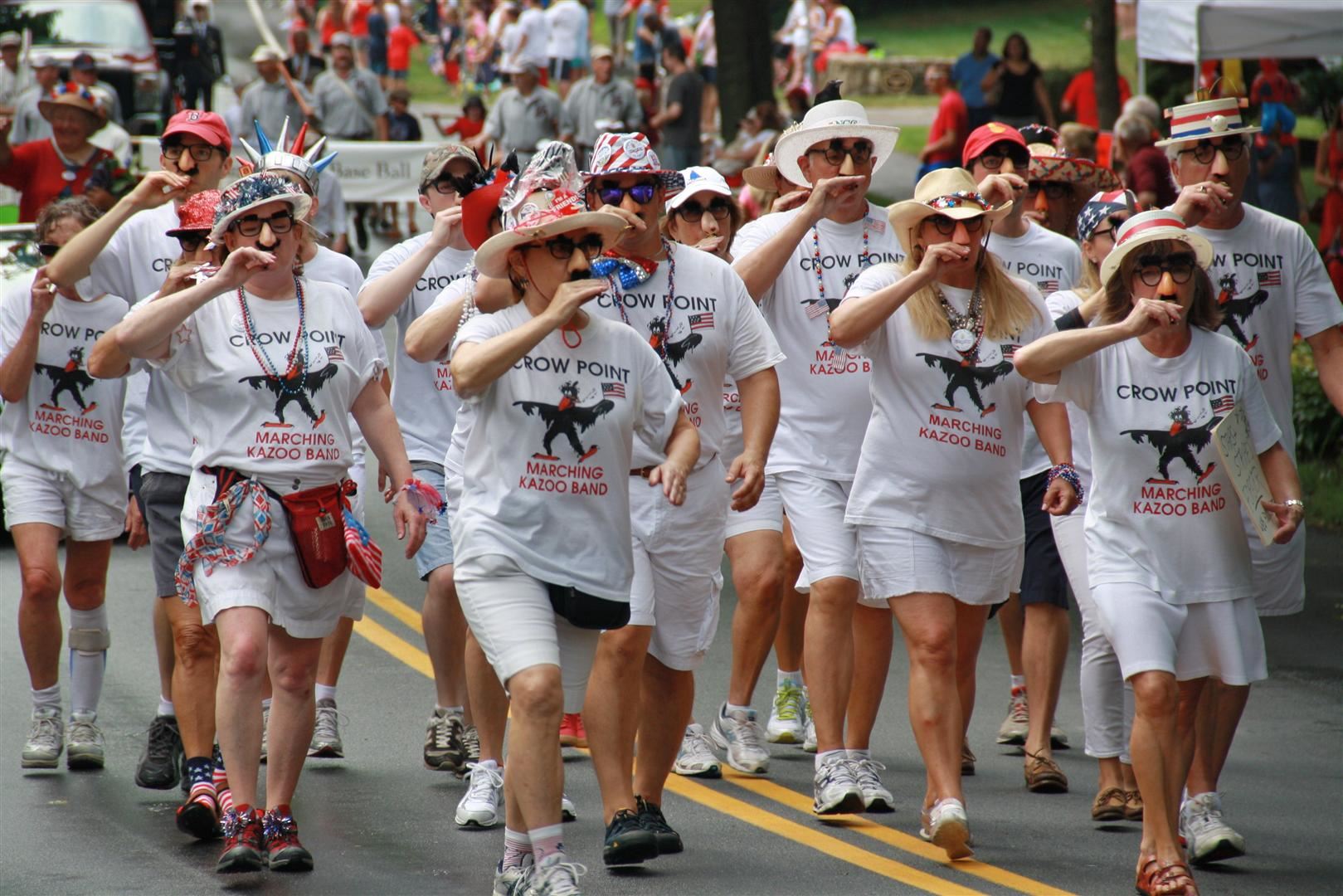 The Crow Point Marching Kazoo Band